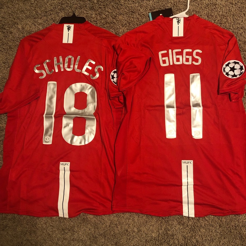 Manchester United 2007 UCL Final Giggs/Scholes